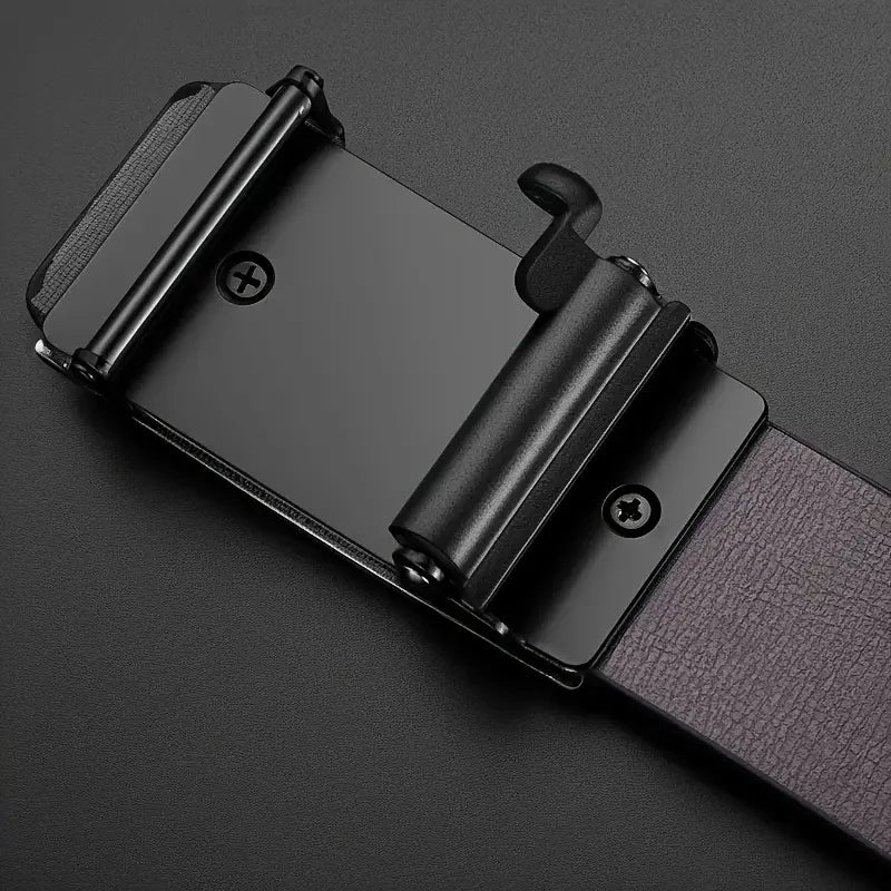 Men’s PU Leather Belt with Auto Buckle